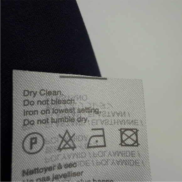 J Crew 365 Sheath Dress Womens Size 14 Navy Blue V-Neck Stretch Ponte Knit - Picture 7 of 10